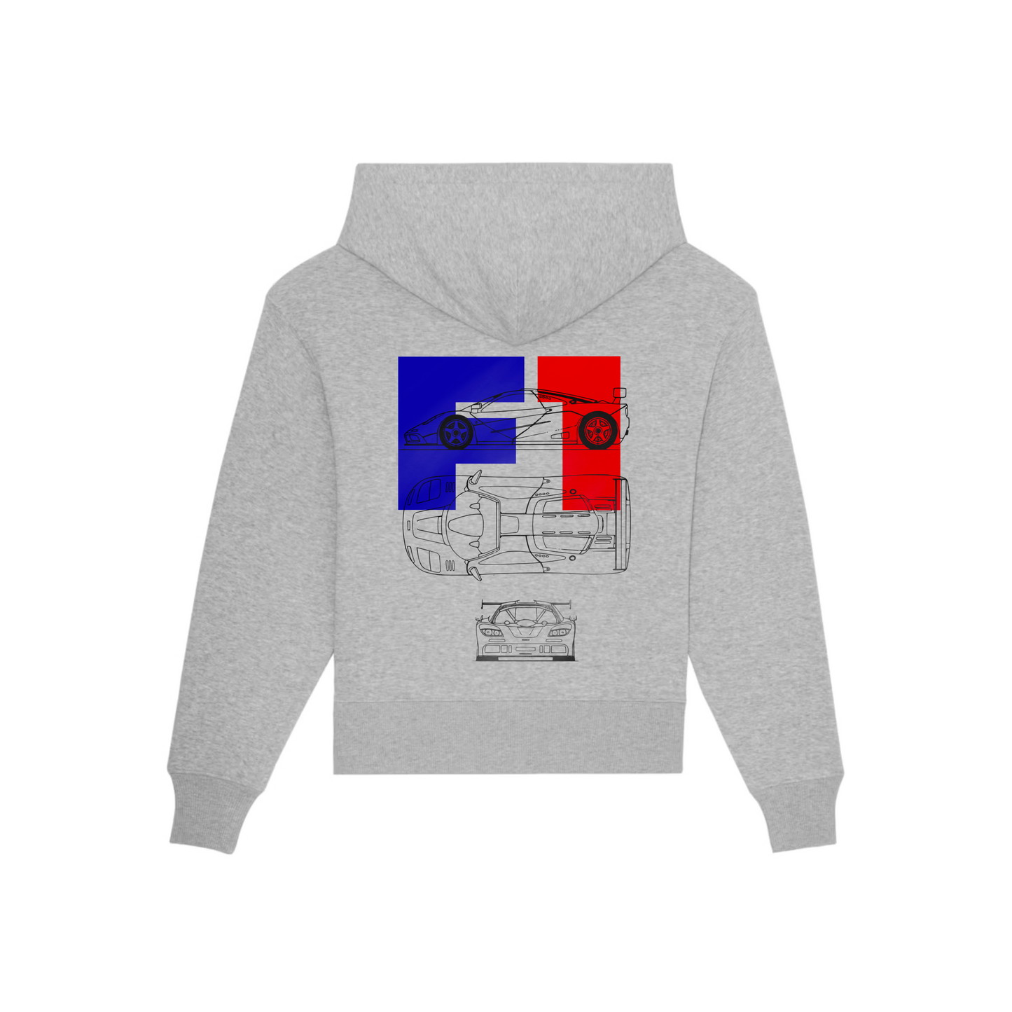 HOODIE FORMULE 1 COUPE BOXY UNISEXE