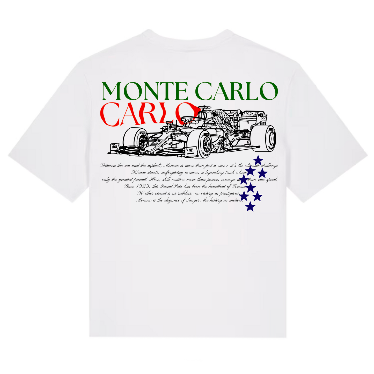 TEE SHIRT UNISEXE MONTE CARLO