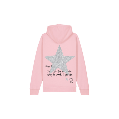 HOODIE À PAILLETTES NEW YORK ROSE