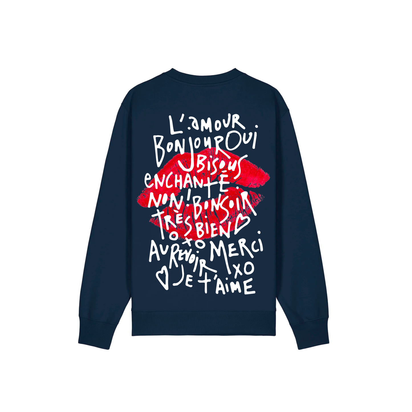 CREWNECK KISS PARIS