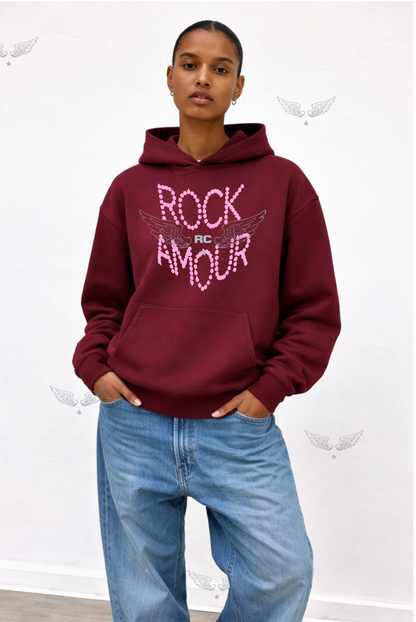 HOODIE ROCK À PAILLETTES